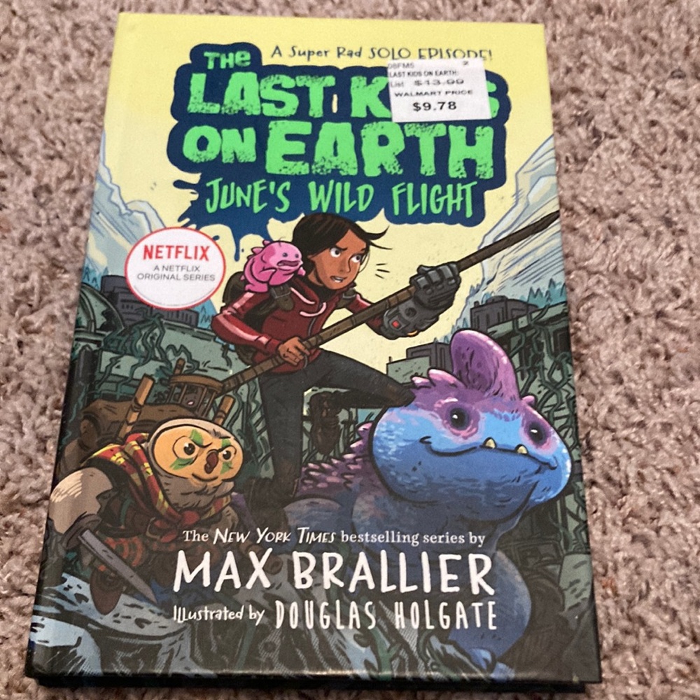 The Last Kids on Earth: June's Wild Flight - Kids Graphic Novel (Blue/Purple)